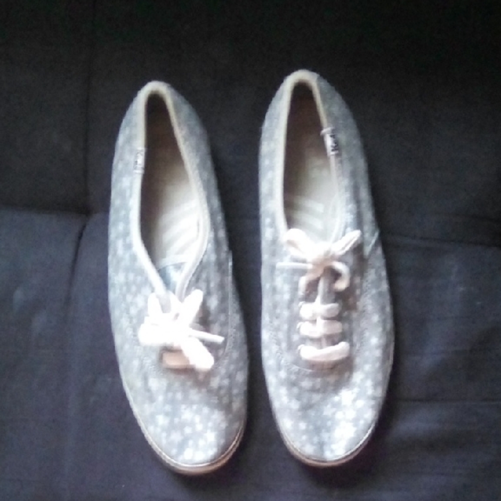 Keds Gray Patterned Women's Sneakers Keds Guc